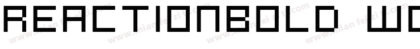 ReactionBold W00 Re字体转换